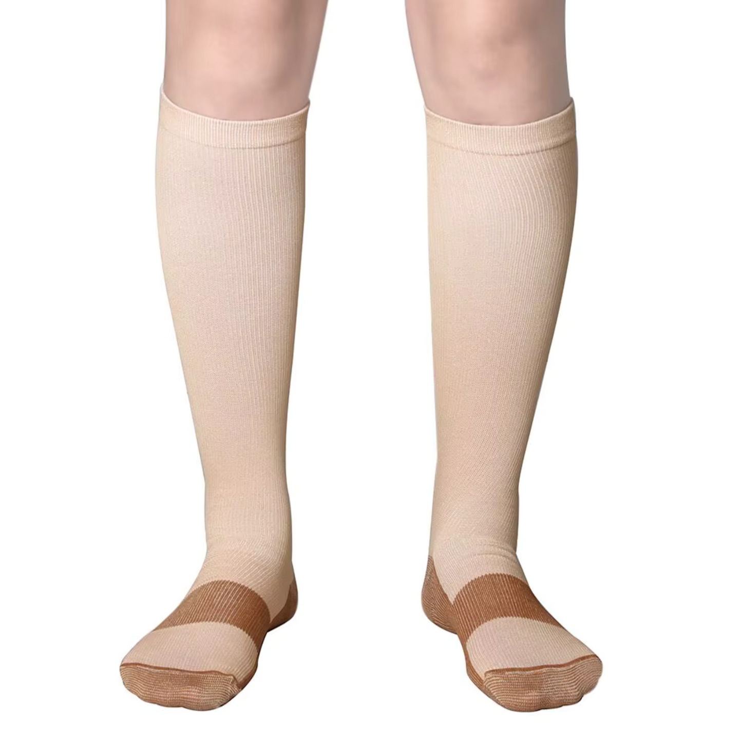 3 Pair Copper Compression Socks Anti Fatigue 15-20 mmHg